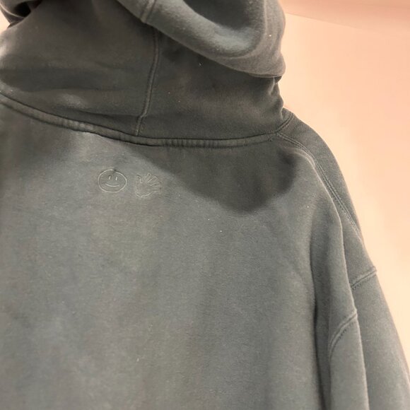 Glossier Embroidered Sage Hoodie - Picture 3 of 4